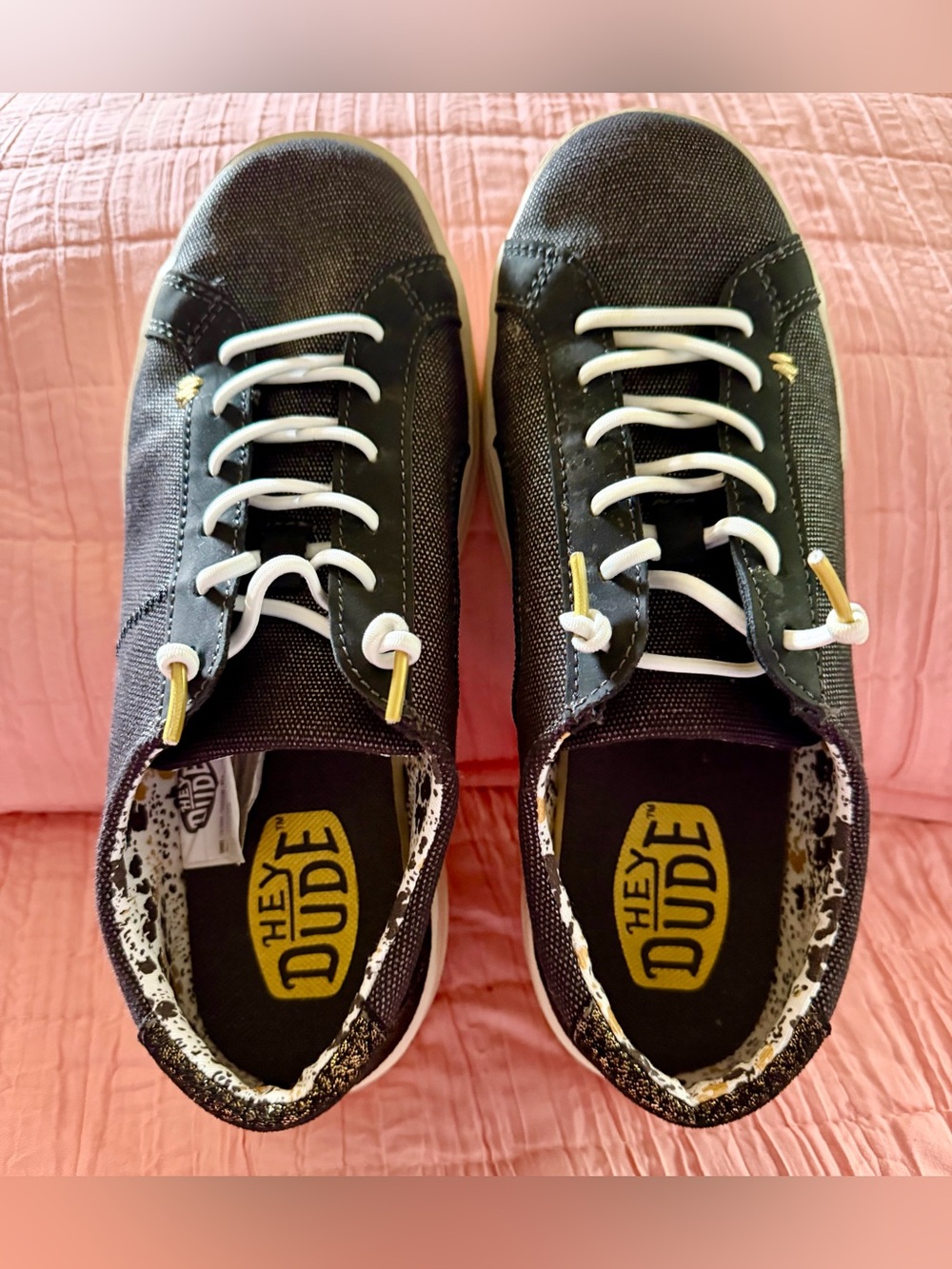 Hey Dude Women’s Karina Shimmer Sneakers NWOT - Picture 2 of 13